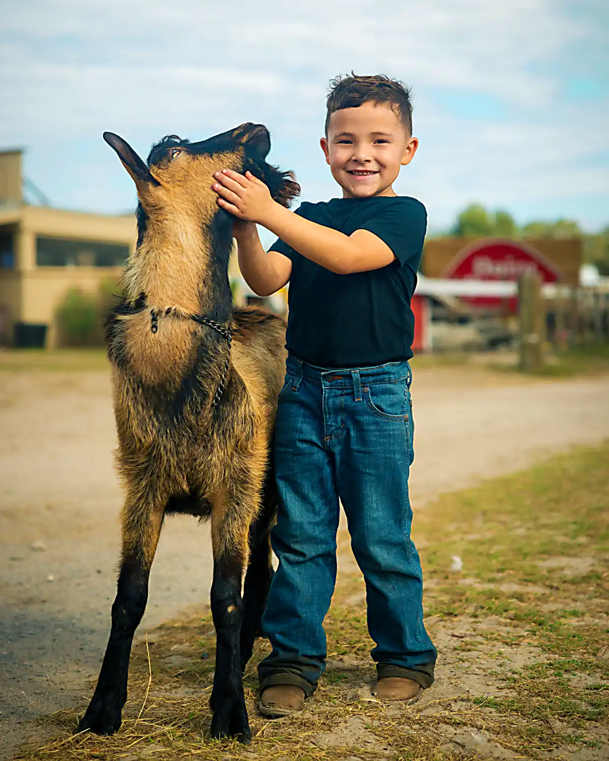 Professional goat showmanship training